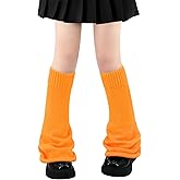 Sarfel Leg Warmers for Women Girls Japanese Style Lolita Leg Warmer Long Kawaii Knit Socks Gothic Harajuku Leg Cover Stocking