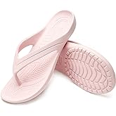 Temi Women's Flip Flops,Soft Lightweight Sandals for Women Anti Slip Casual Slippers Shower Beach Pool Bathroom Flat Slides Shoes