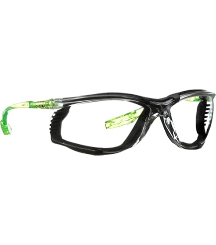 3M Virtua CCS Safety Glasses With Foam Gasket - Anti-Fog Protective Eyewear Clear Lens
