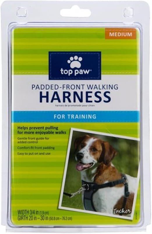 Top Paw Padded Front Walking Dog Harness Medium Pet Supplies