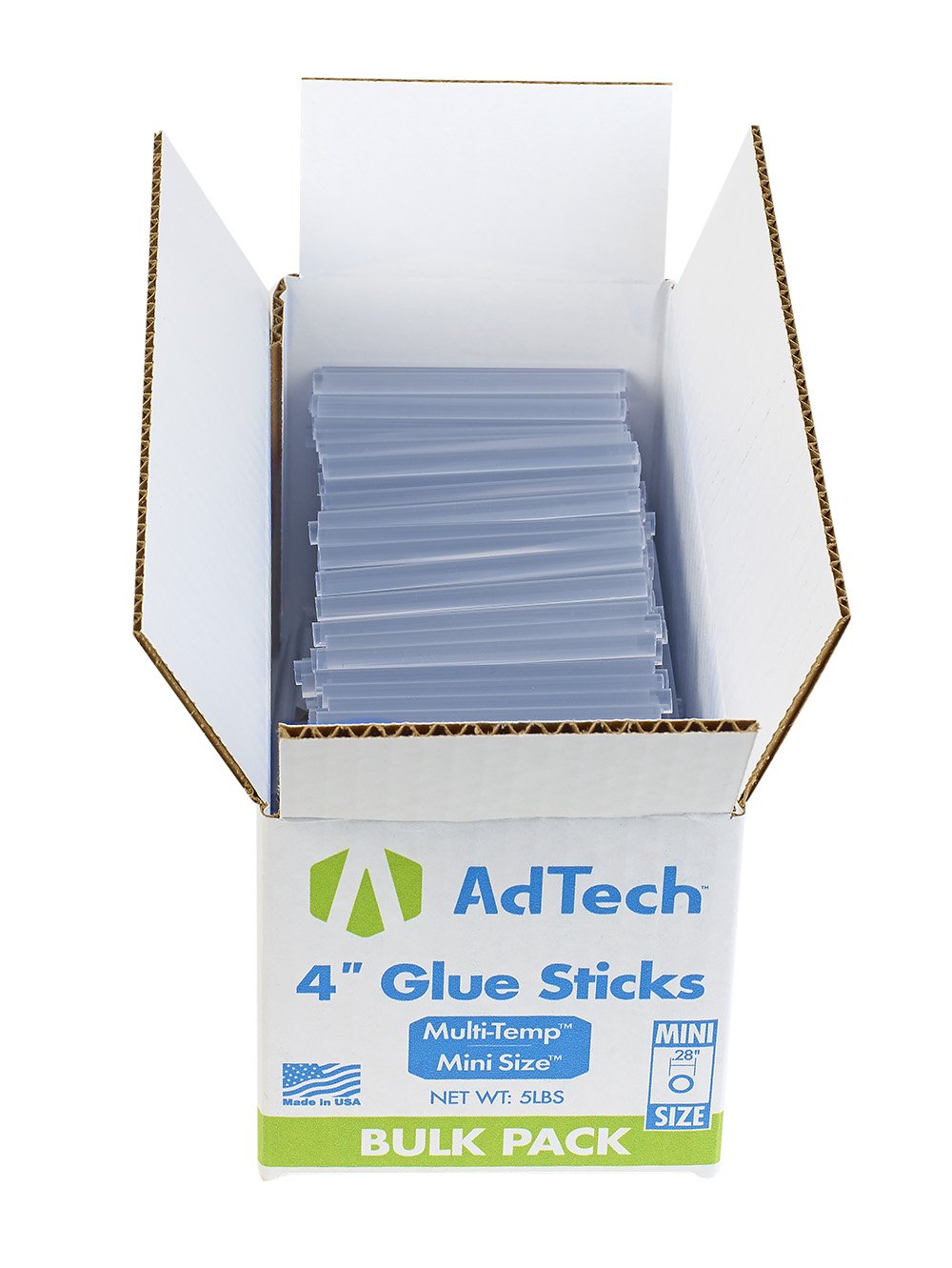 Adtech FullSize MultiTemp 5lb Box AllPurpose Glue Sticks7/16 X10