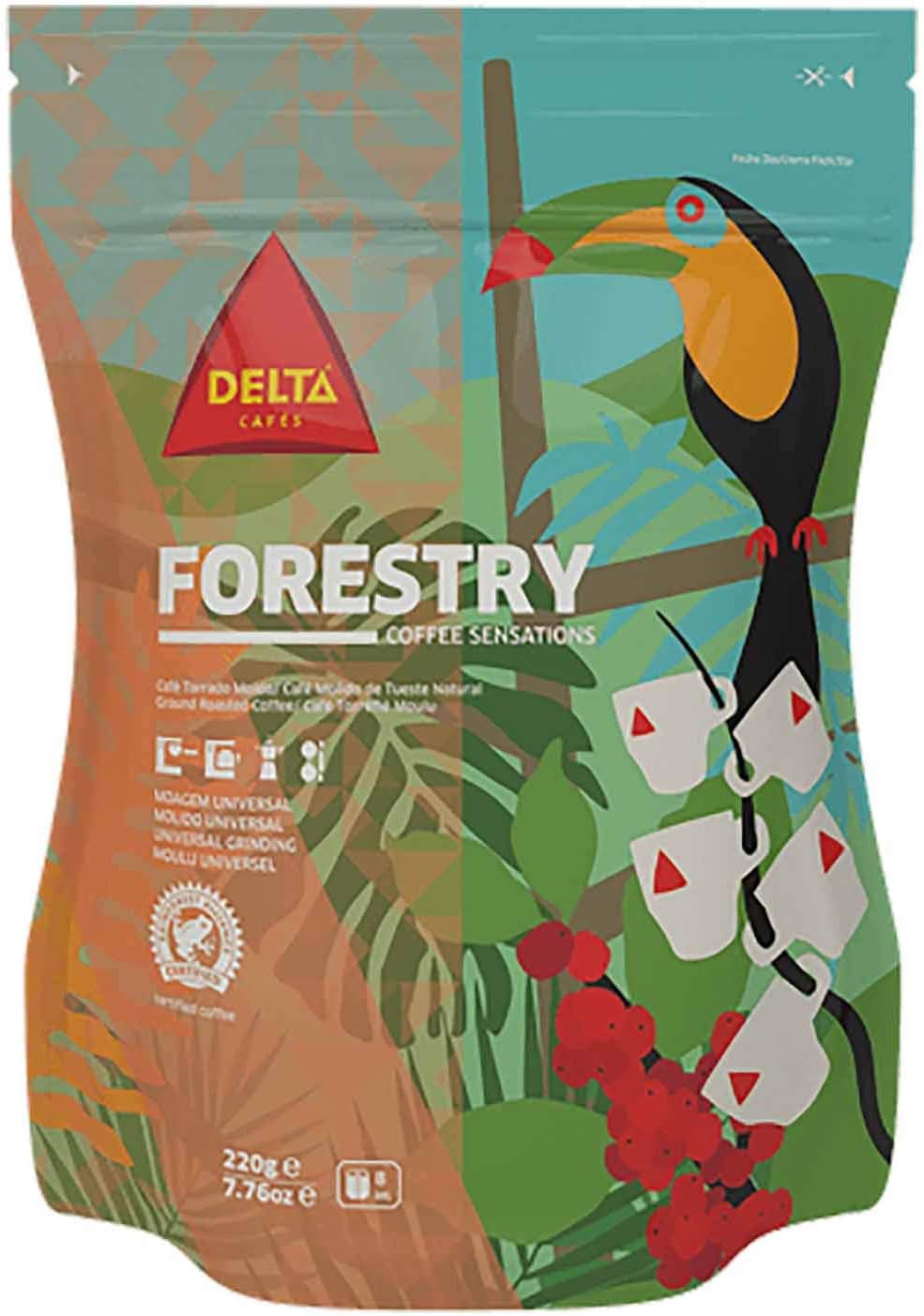 Portuguese Delicious Express Bar Roasted Coffee Beans, Delta, 1Kg, 1 kg (Pack of 1) - Image 4