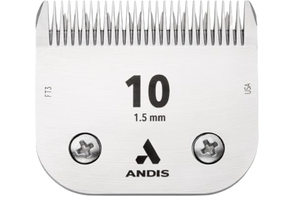Andis Carbon-Infused Steel UltraEdge Dog Clipper Blade, Size-10, 1/16-Inch Cut Length (64071)