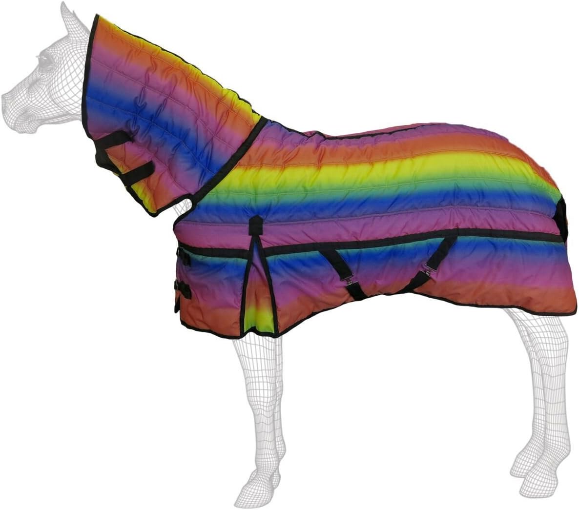 Best on Horse 131115 Rainbow Stable Rug Rainbow 5'3 Amazon.co.uk Pet