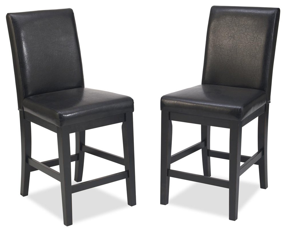 Home Styles Distressed Black Tabled, Bar Stool