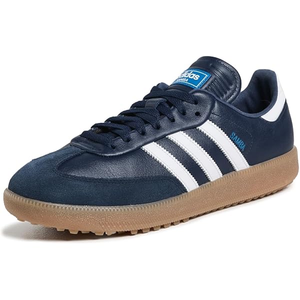 Amazon.com | adidas Samba Golf Shoes Black/White/Gum | Golf