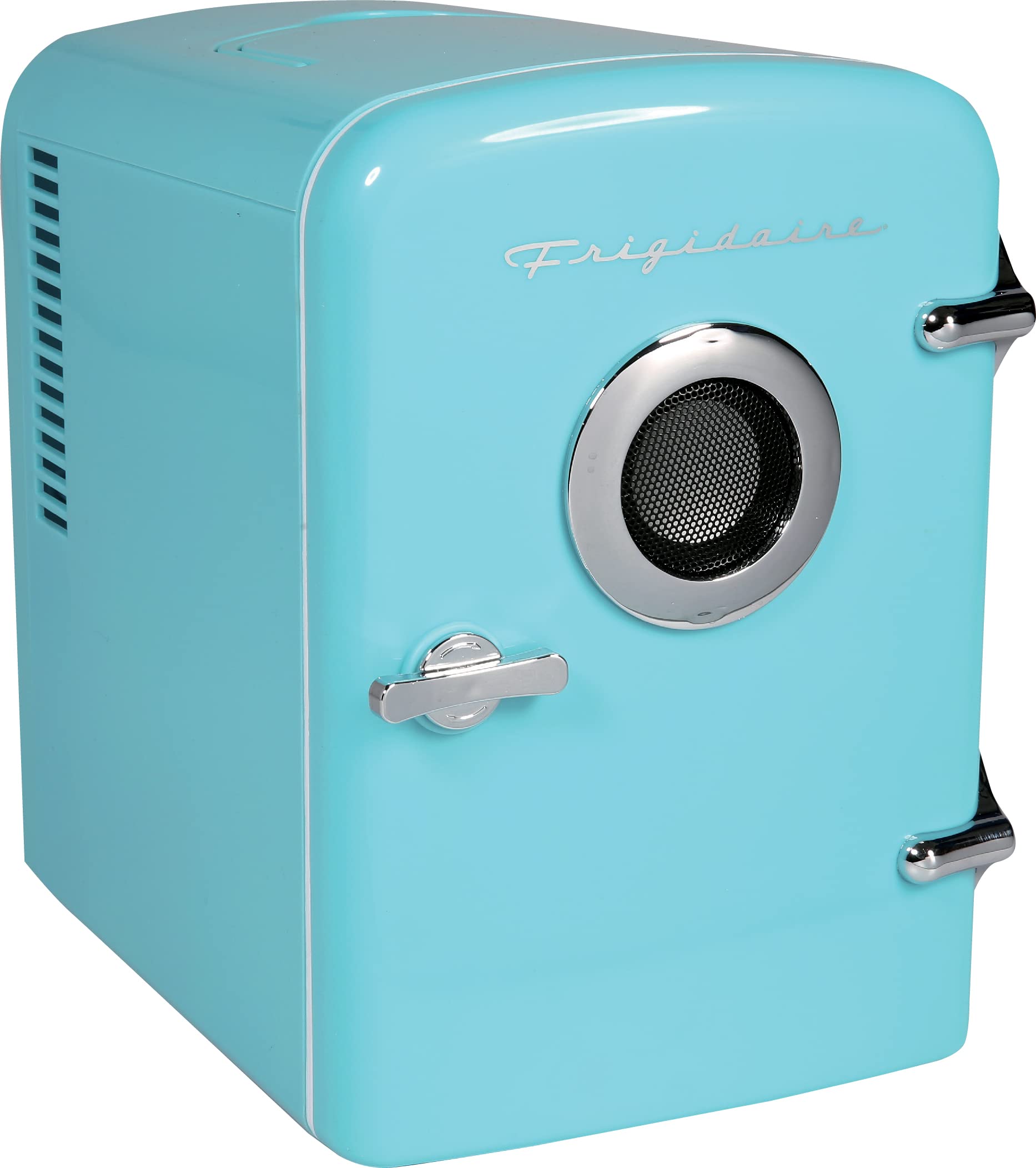 FRIGIDAIRE Curtis EFMIS151 Mini Portable Compact Personal Fridge Cools & Heats, 4 Liter Capacity, 6 Cans, Makeup, Skincare, Freon-Free & Eco Friendly, Includes Home Wall Plug, Blue