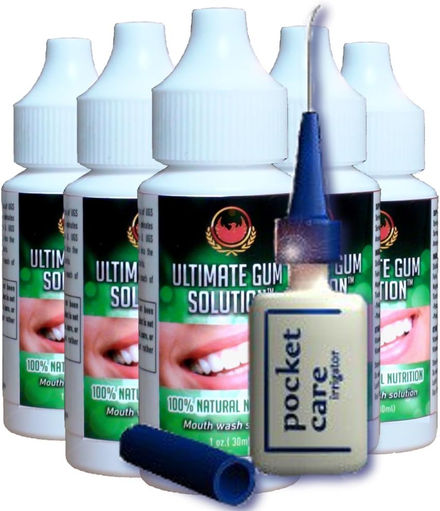 Ultimate Gum Solution-one Minute-dental Care-travelkit 5 Pack- Dental, Dental Care, Dentist, Gum Inflammation, Toothache, Bad Breath, Oral Hygiene, Gingivitis, Root Canal, Dental Care, Bleeding Gums, Swollen Gums, Bleeding Gums