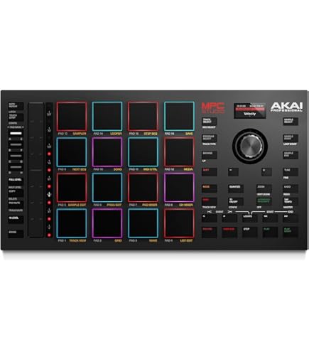 Controlador MIDI Samson Graphite Com 49 Teclas 4 Pads e Visor LCD