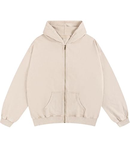 DXSHCV Oversize Men's Vintage Hoodie Pullover Long Sleeve