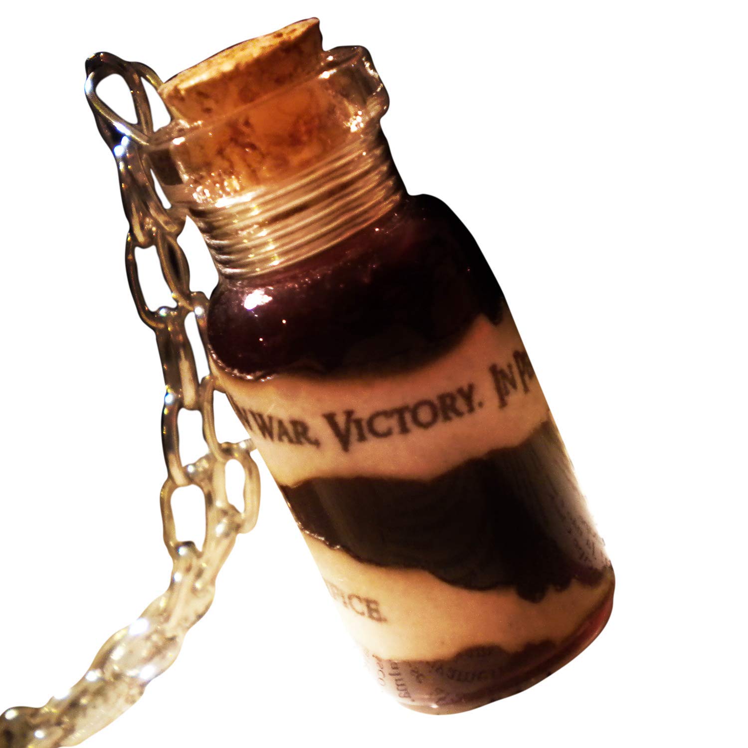 Grey Warden Oath Pendant Bottle Vial Necklace Darkspawn