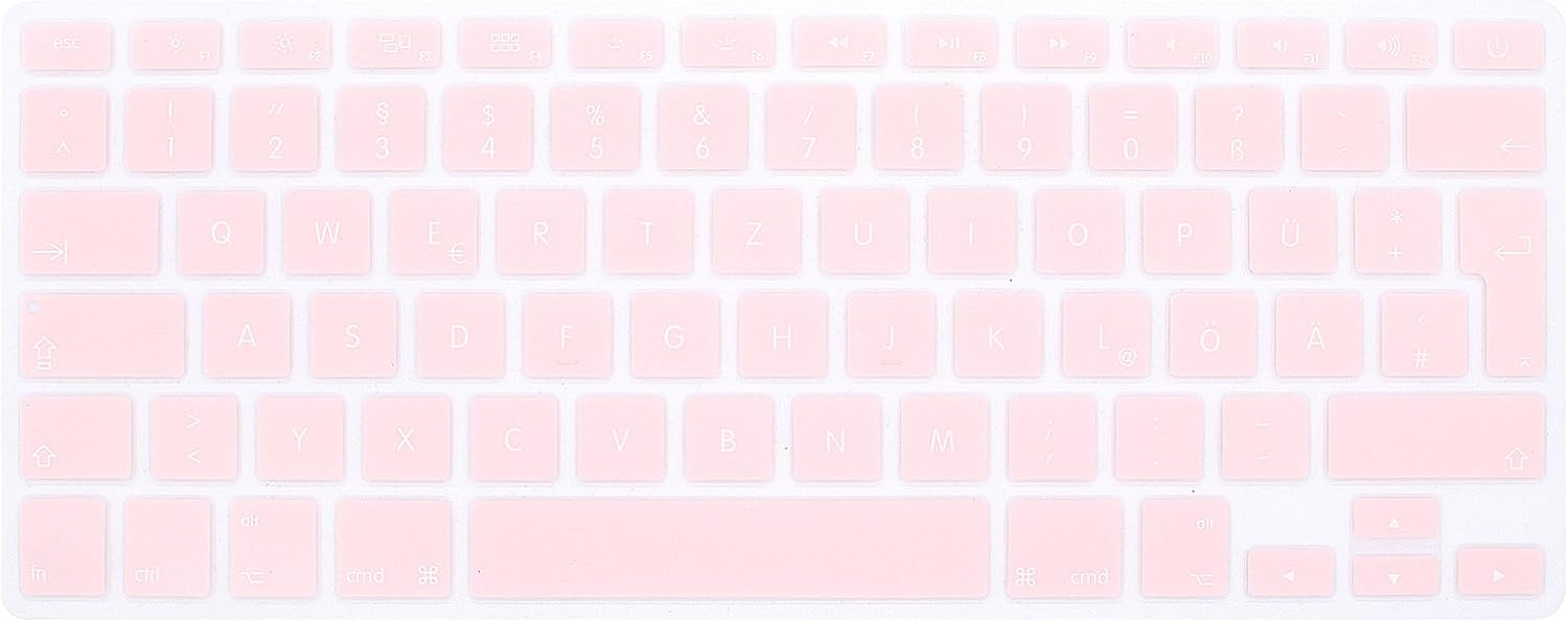 MMDW EU/UK German Language Keyboard Cover for Macbook Pro 13 Inch,15 Inch(with or without Retina Display