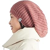Oversized Winter Slouchy Knit Beanie - Mens Warm Fall Hat Womens Dreadlock Cap Large Slouch Tam for Big Heads