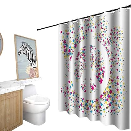Amazon Com Shower Curtain Rod Tension 1960s Decorations