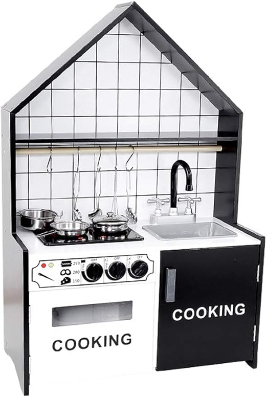 Liuhoulin Simulación para niños Cocina Grande Dormitorio para niños Mini Cocina de Madera Bloques de Cocina de Juguete Juguetes educativos para niños niños Regale a s: Amazon.es: Hogar