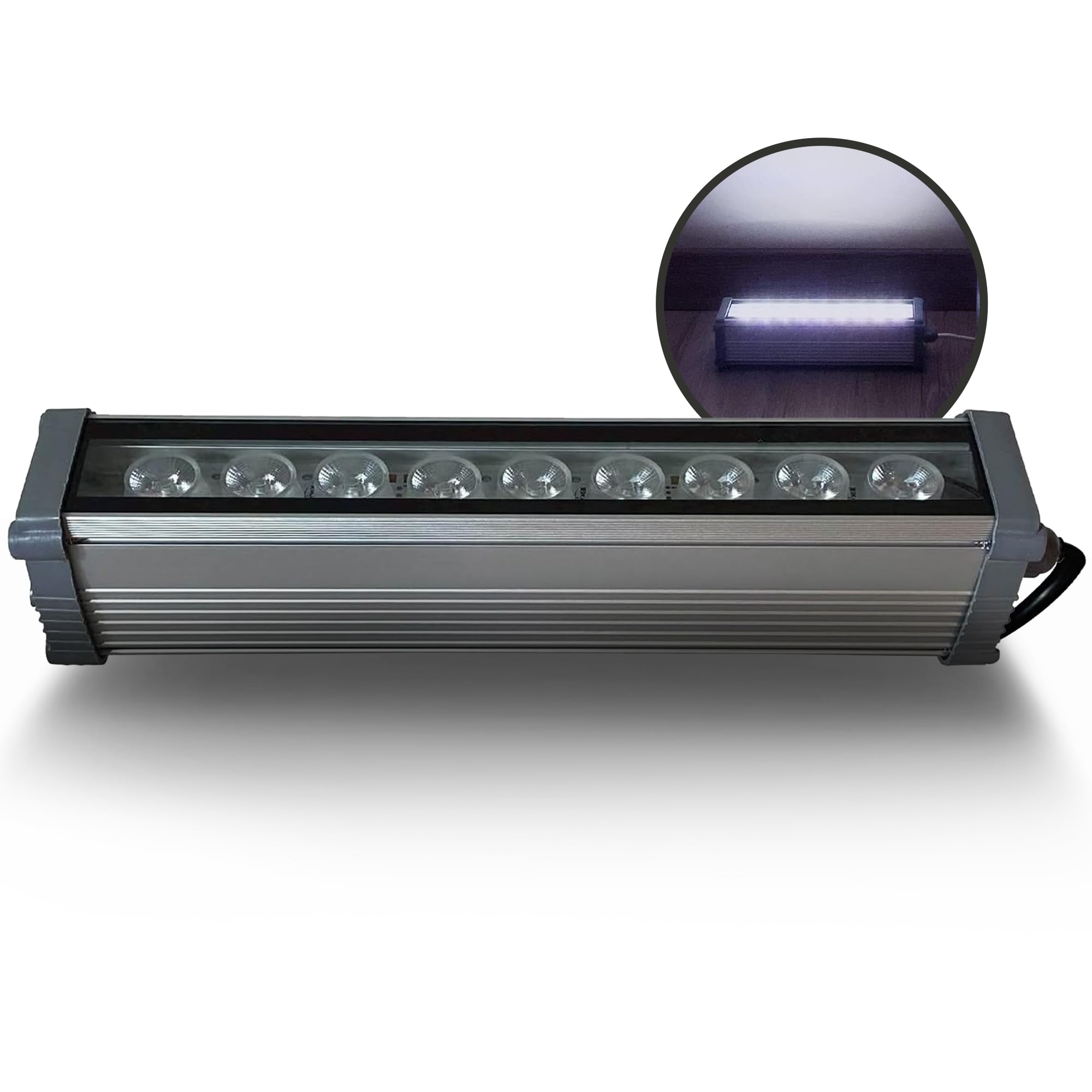 LedRica Indoor and Outdoor Lights, Modern Garden and Wall Lights, Weather-Resistant Indoor and Outdoor Wall Lights, Wall Washers with IP65 Waterproof Driver, Includes Hardware, Daylight, 9 Watts