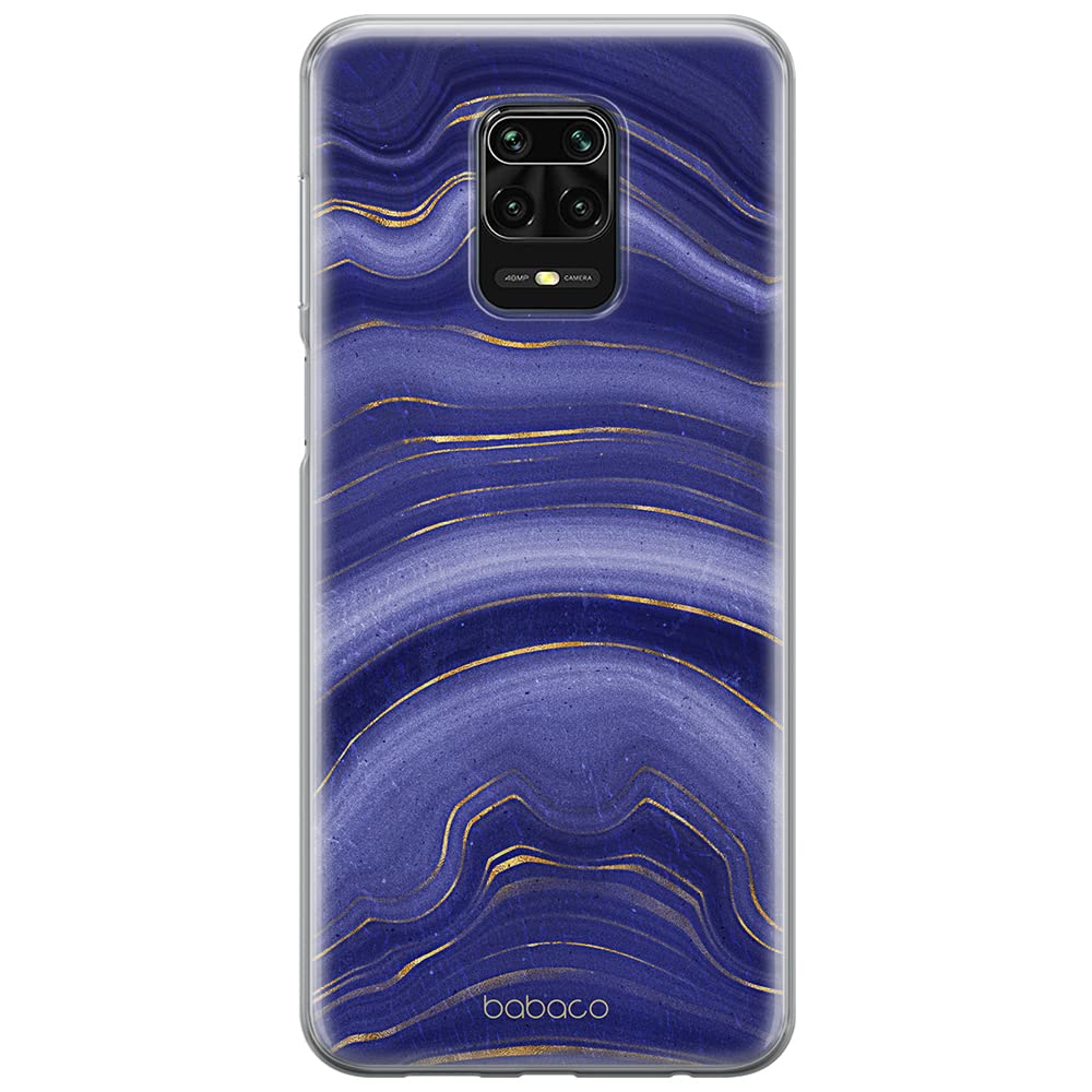 Babaco ERT GROUP mobile phone case for Xiaomi REDMI NOTE 9 PRO/ 9S original and officially Licensed pattern Marble 005 optimally adapted to the shape of the mobile phone, case made of TPU