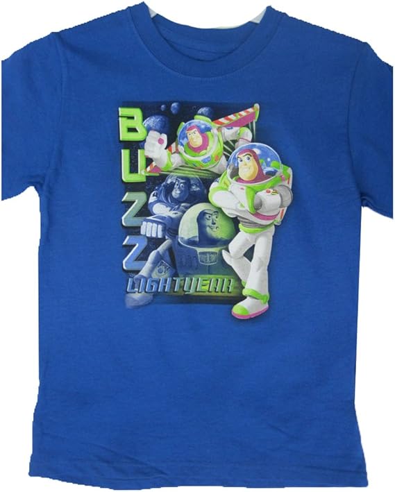 Amazon Disney Big Boysロイヤルブルートイストーリー文字プリントtシャツ10 14 カラー ブルー ボーイズ 通販