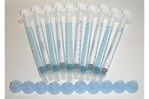 BAXA ExactaMed Oral Liquid Medication Syringe 1cc/1mL 10/PK Clear Medicine Dose Dispenser with Cap Exacta-Med Baxter Comar Latex Free