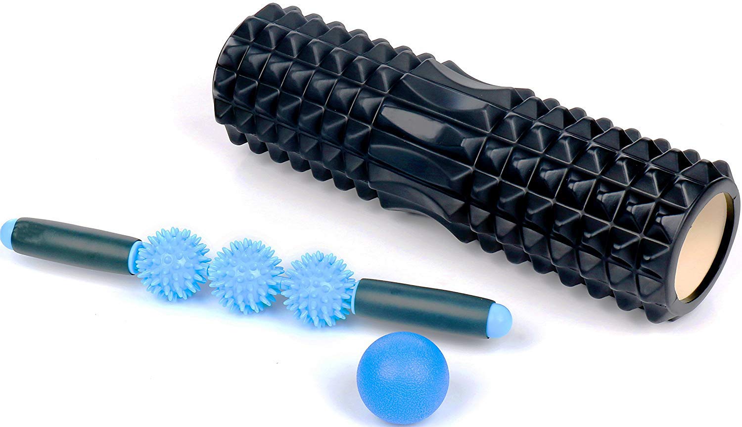 Faszienrolle Massageball Foam Roller Set Massage Ball und Igelball