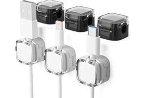 Magnetic Cable Clips Strong Adhesive Cable Holder Clips Phone USB Chargerwire Organizer Holder Clip Desk Earphone Cable Manag