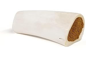 Cadet Stuffed Shin Bone, Long-Lasting Dog Chew Bones for Aggressive Chewers, High Protein Filled Bone Dental Chew for Dogs, Peanut Butter Flavor Filling, 5-6" for Large Dogs