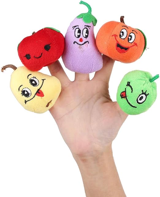 vegetable finger puppets