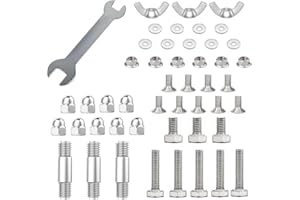 MCVOMV Outdoor Heaters for Patio Heater Replacement Parts-Bolt & Nut Set Patio Heater Reflector Shield Accessories Round Umbrella Outdoor Heaters for Patio Hardware