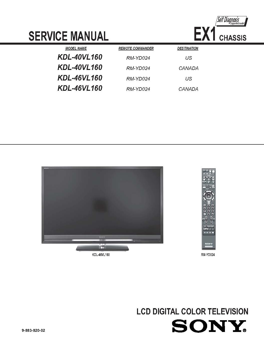sony lcd tv klv s26a10 Array - sony kdl40vl160 kdl46vl160 service manual  sony amazon com books rh amazon com