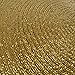 DII Woven Placemats Collection Metallic Round Placemat Set, 15