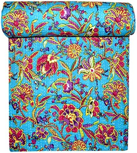 Amazon Com Ganesham Indian Home Decor Hand Stich Kantha Vintage