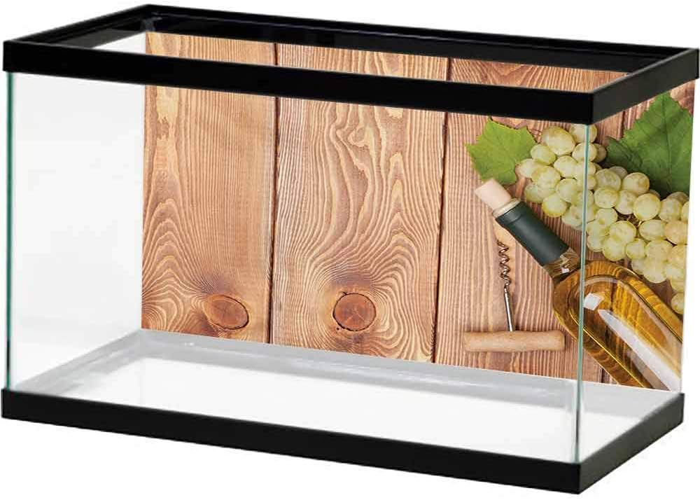 bybyhome Underwater Poster Wine,Wine Tasting and Grapevine Collage Green Fresh Field Pouring Drink Delicious,Green Ruby Caramel Decoration Paper