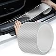 Car Door Edge Guards & Sill Protector Strip - 2" X 33 Ft Transparent Anti-Collision Tape For Most Cars, Bumpers