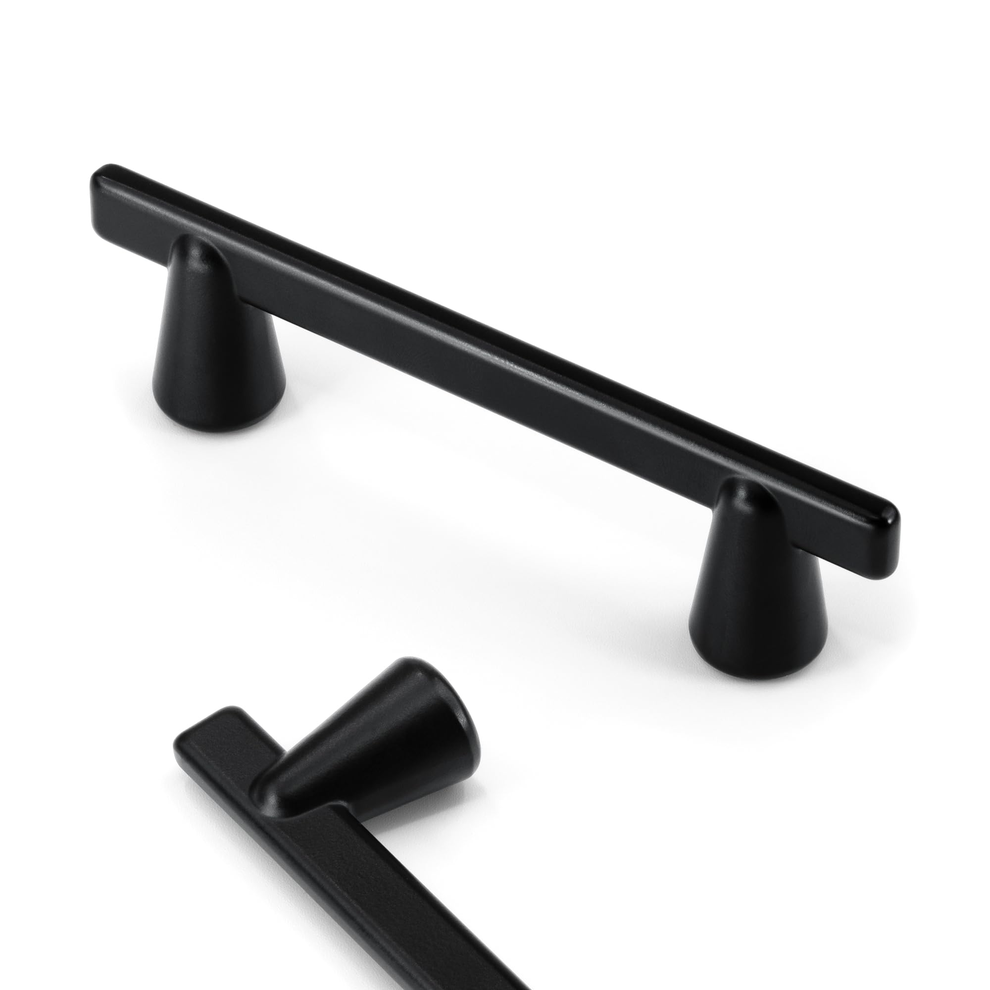 HESTIA HARDWARE 10 Pack 3 Inch Black Cabinet