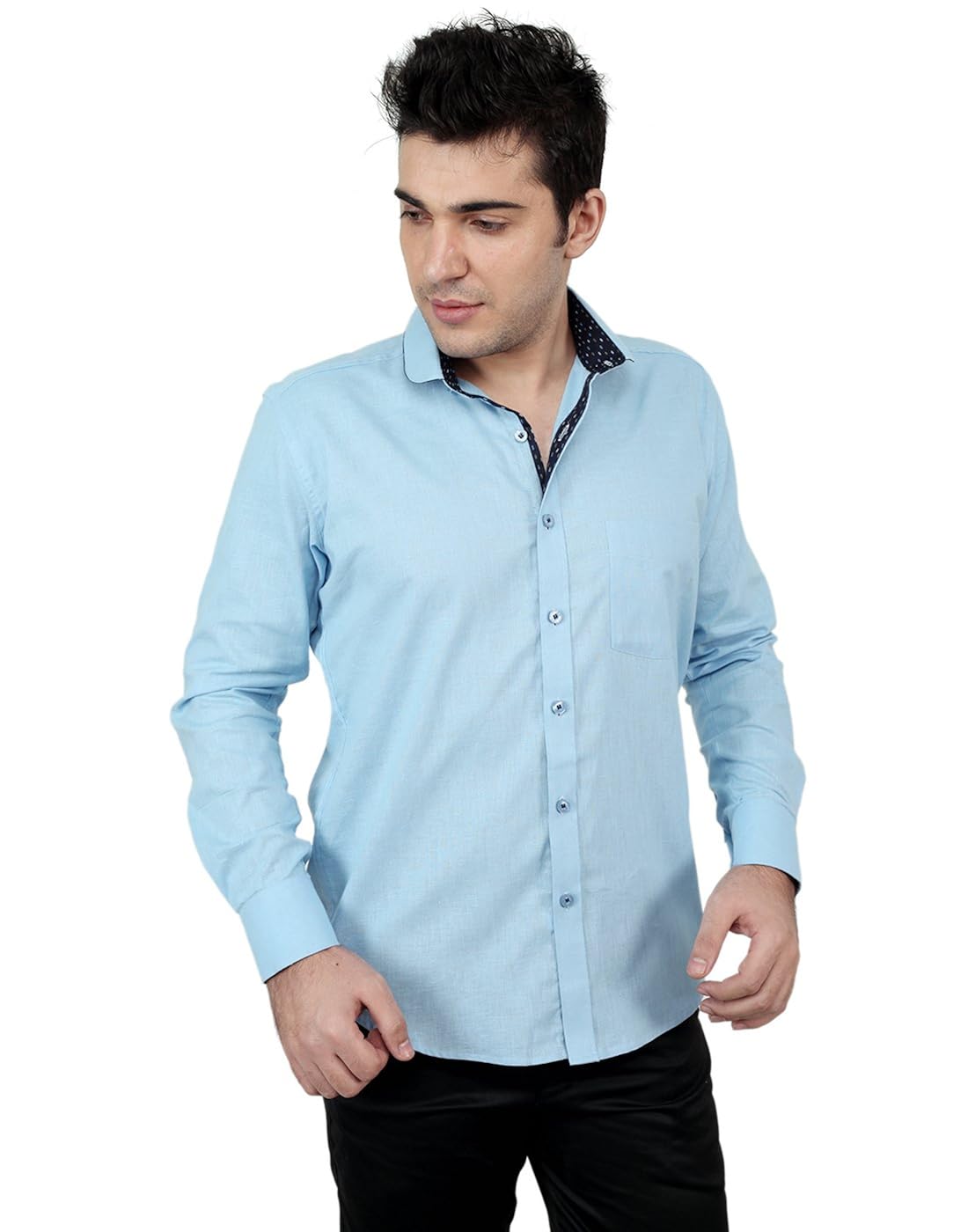Deep sky blue shirt Clearance
