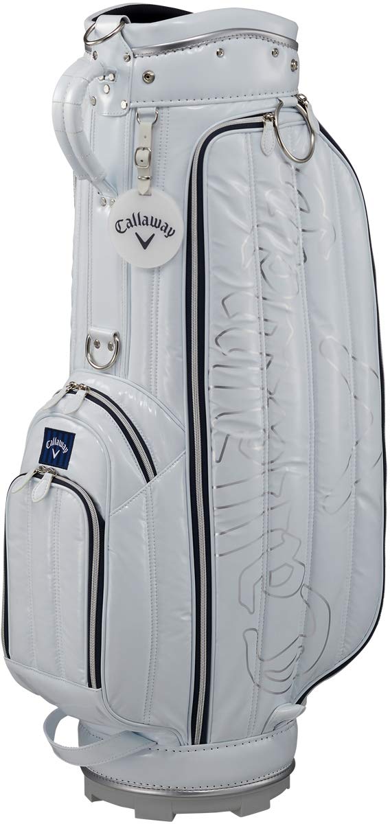 カートタイプ Fugo レディース キャディバッグ B07hy12ksl キャロウェイ Callaway キャディーバッグ 18年モデル ホワイト レディースキャディバッグ 人気デザイナー