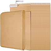 LECEHIVO 32 Pcs Catalog Envelopes 10 x 15 Inches Large Mailing Envelopes for Home Office for Documents, Magazines, Photos Storage and Organizing (Light Brown)