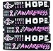 Inkstone Breast Cancer Awareness Accessories (12-Pack) - Pink Ribbon Support Jewelry, Bracelets & Gifts for Women