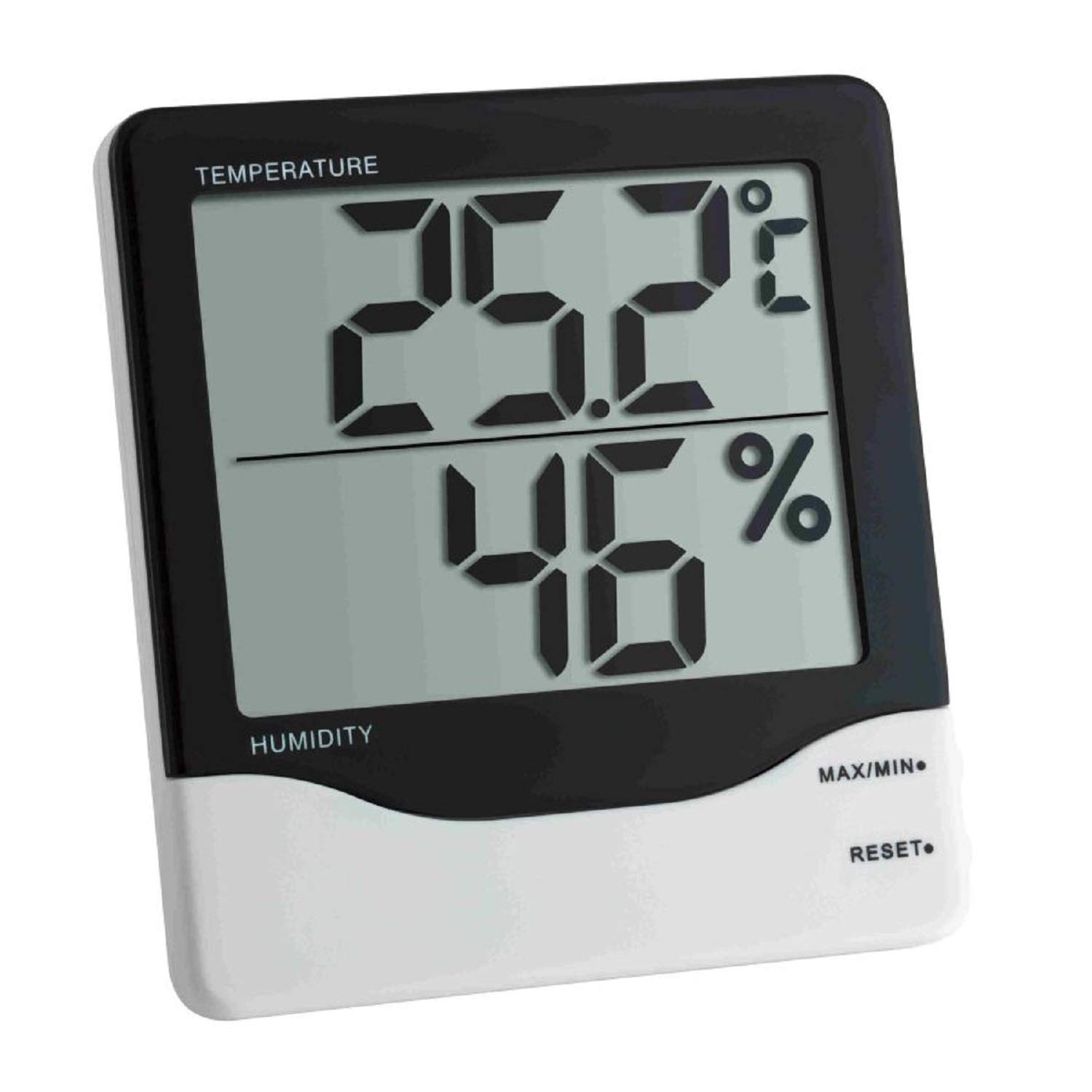TFA Dostmann Digital Thermo-Hygrometer, Multi-Colour, 9.9 x 14 x 2.4 cm