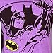 Bioworld Batman Mens Neon Purple Heather Tee (X-Large)