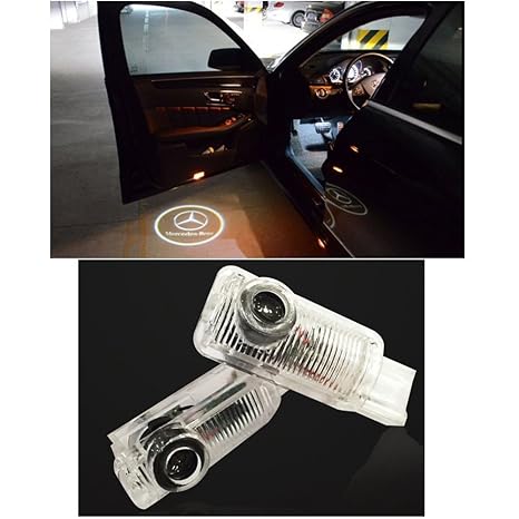 Cszlove Led Projection Logo Ghost Shadow Car Door Welcome Light Diy Step Light Symbol Sign Badge For Mercedes Benz 2007 2010 R300 R350 2007 2010