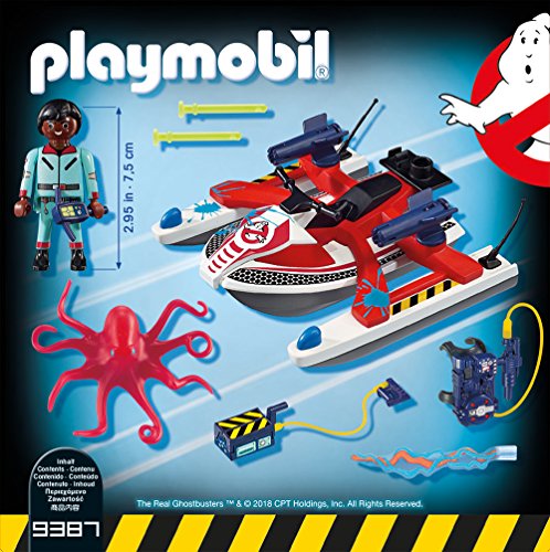 PLAYMOBIL Ghostbusters 9387 Zeddemore mit Aqua Scooter, Schwimmfähig, Ab 6 Jahren – Bild 3