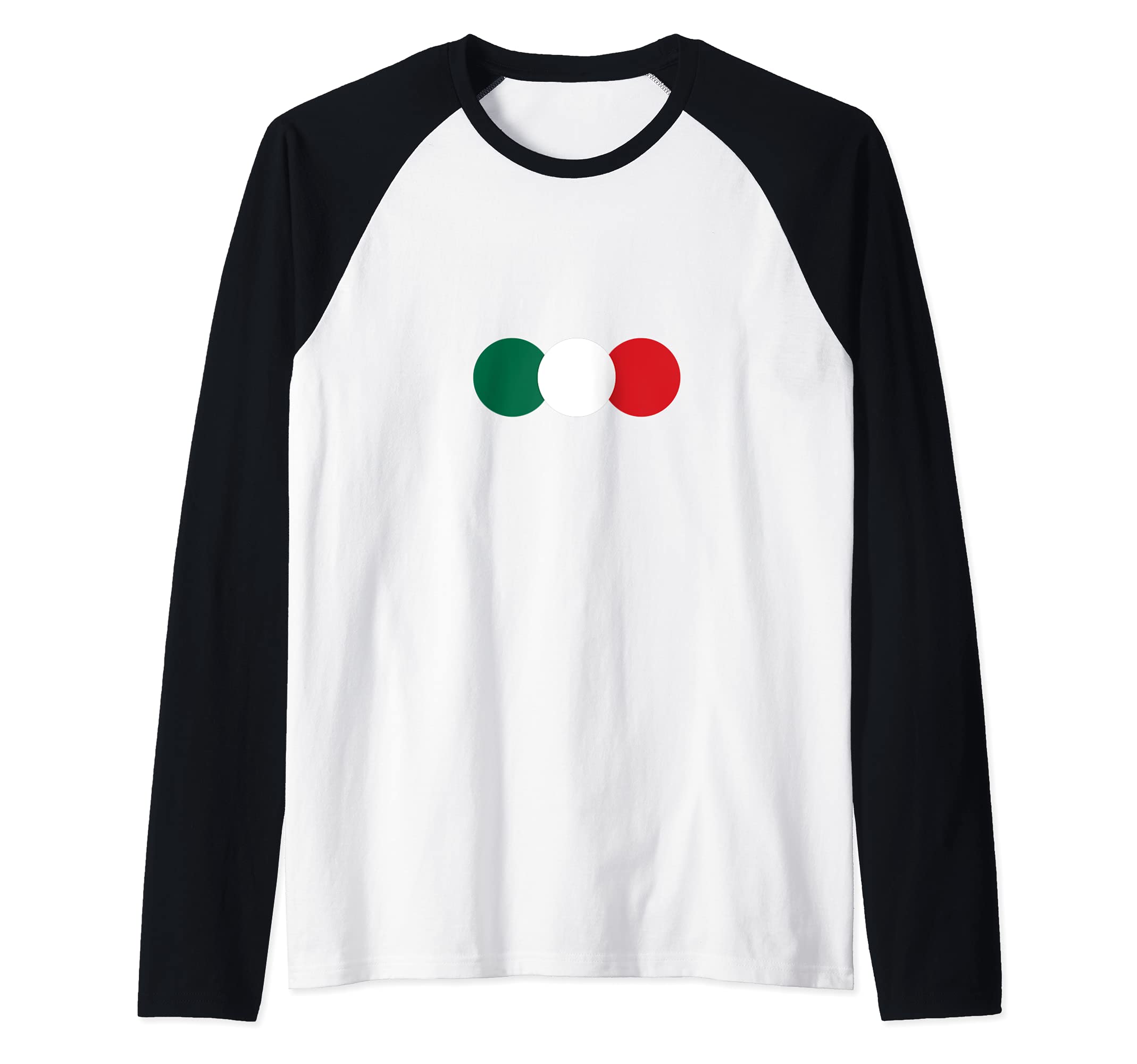 Flag Mexico Raglan Baseball Tee
