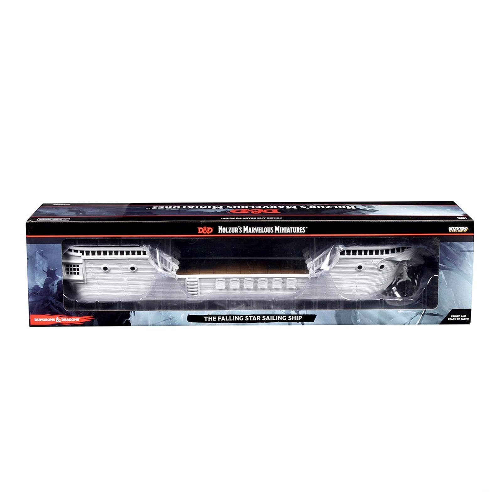 WizKids WZK73925 Dungeons & Dragons D&D Nolzur's Marvelous Miniatures: The Falling Star Sailing Ship (Unpainted), Mixed Colours