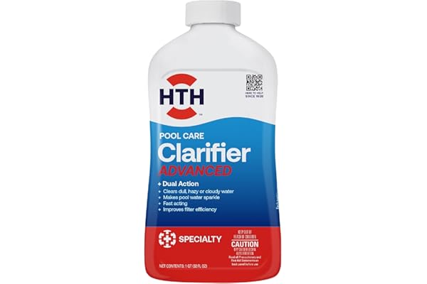 HTH 67067 Swimming Pool Care Clarifier Advanced - Crystal Clear Water in 24 Hours