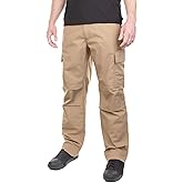 LAPG Men's Core Cargo Tactical Pants, Stretch Waistband, Lightweight & Durable Ripstop CCW Cargo Pants for Men