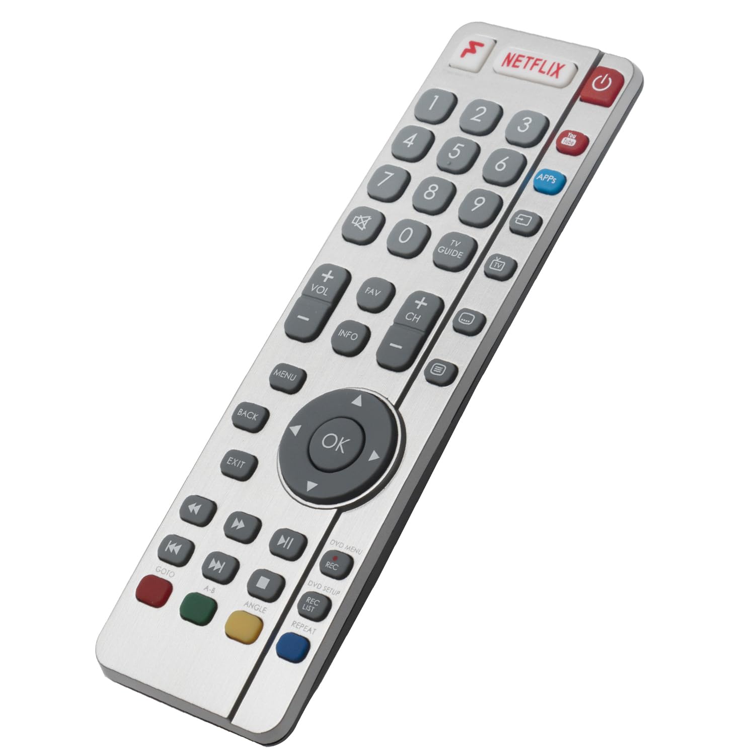 VINABTY Replacement Remote Control SHWRMC0122 Suits for LED SMART TV LC-32CFG6021KF LC-32CFG6022KF LC-32CFG6241KF LC-32CFG6242KF LC-32CHG6021KF LC-32CHG6022KF LC-32CHG6241KF LC-32CHG6242KF