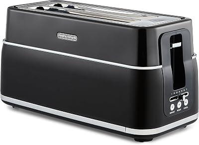 Morphy Richards Signature Opulent 4 Slice Toaster 1800W Black