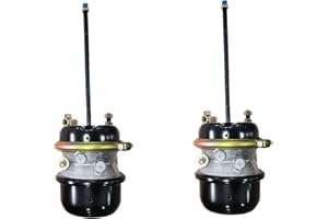 telfair 2 Pack Sealed 30/30 Air Brake Chambers, 2.5'' Stroke, Fully Threaded Compatible with Semi Trucks & Trailers (Fits Bendix 165255, K049898, Haldex GC3030, NT3030STD120, 3030TS, TR3030C)