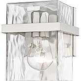 Z-Lite 1938-1S-BN Bennington Wall Sconce, 1-Light 100 Watts, Brushed Nickel